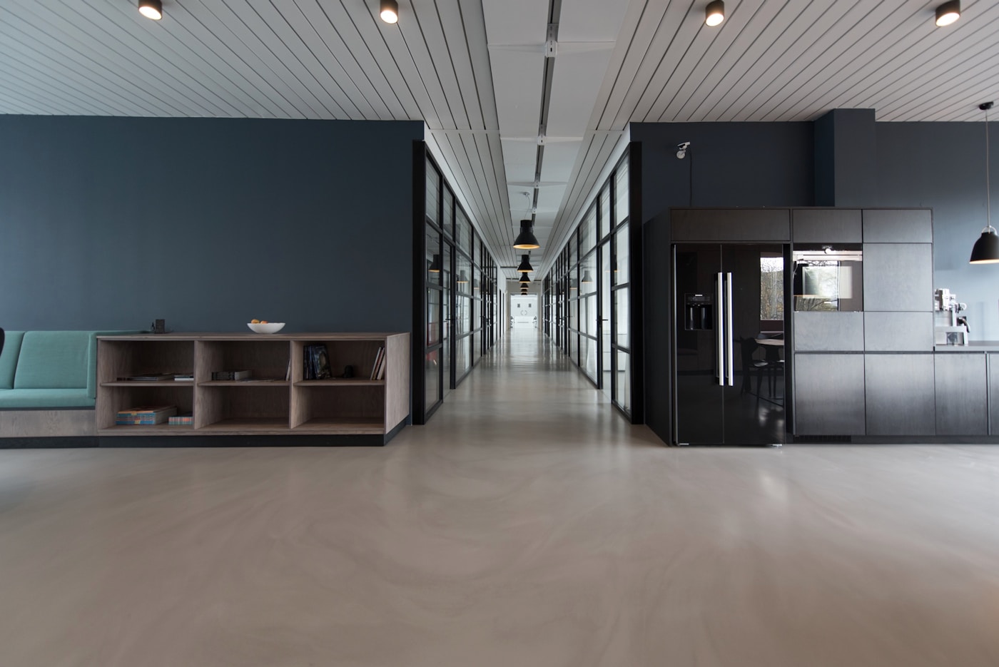 Modern office interior at Cecil Street ISO Centre building